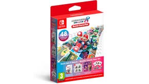 You can pre-order the Mario Kart 8 Deluxe Booster Course Pass set for £23 at Amazon